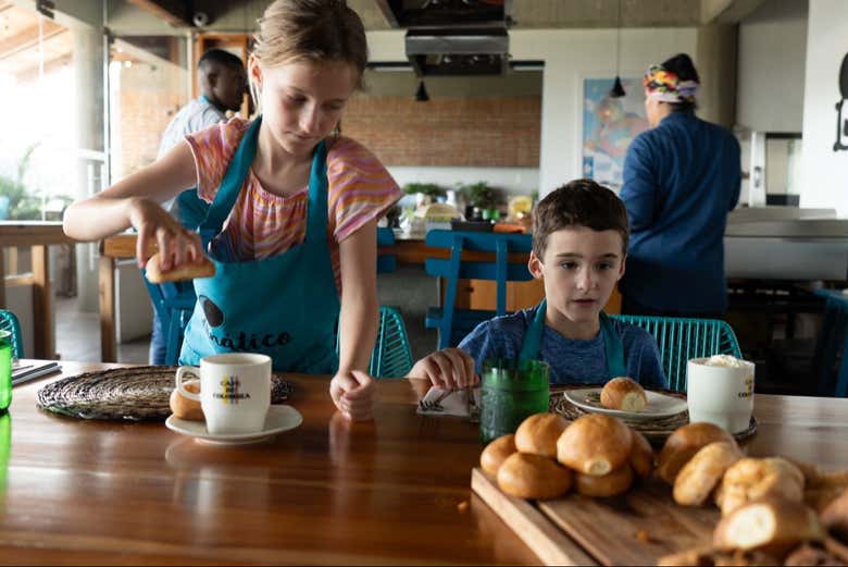 Taller de panadería colombiana en Cartagena