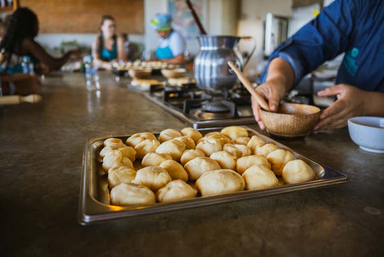 Taller de panadería colombiana en Cartagena