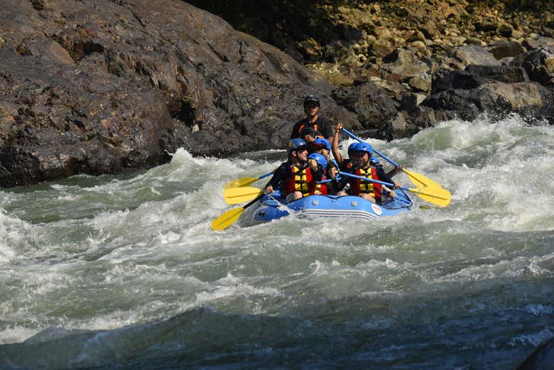 Rafting de iniciación en el río Samaná