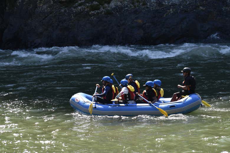 Rafting de iniciación en el río Samaná