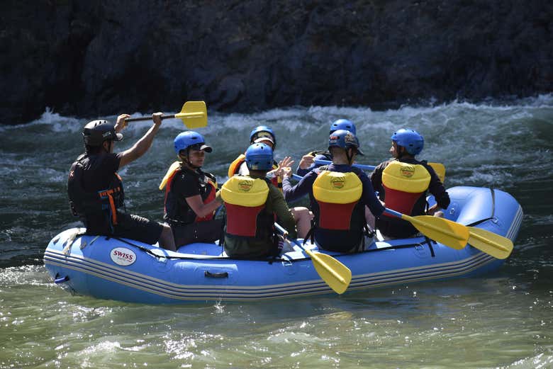 Rafting de iniciación en el río Samaná