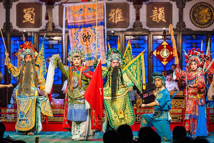 Espectáculo de ópera de Sichuan