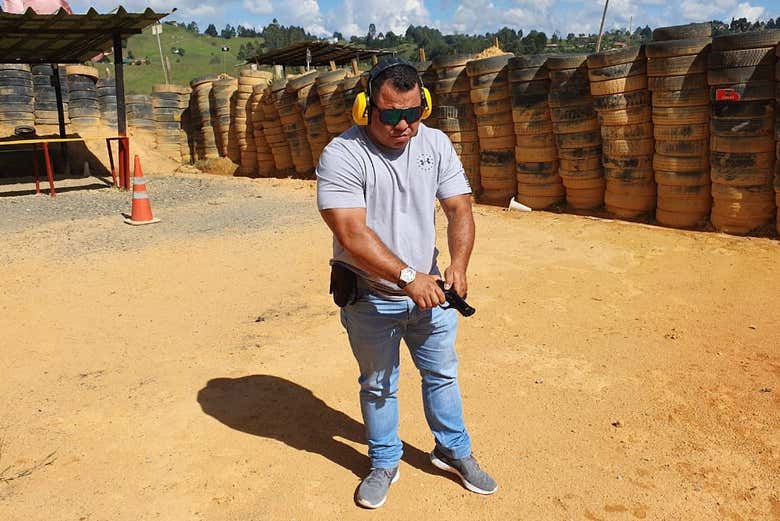 Prácticas de tiro en Rionegro