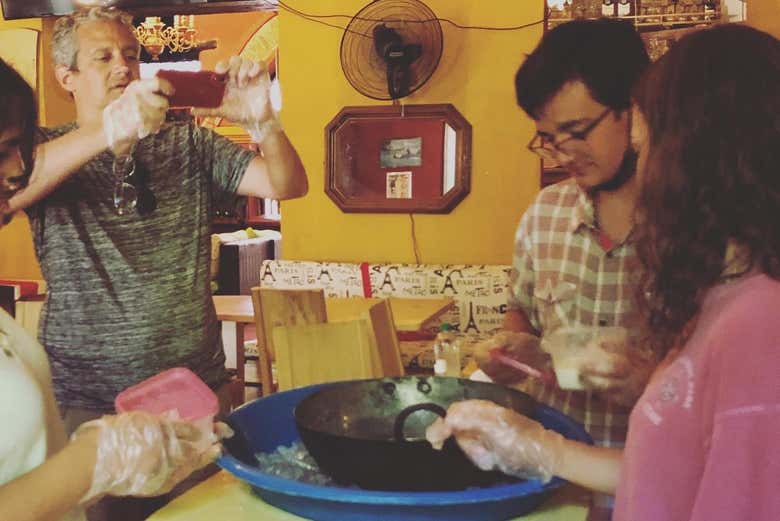 Taller y degustación de helado de paila