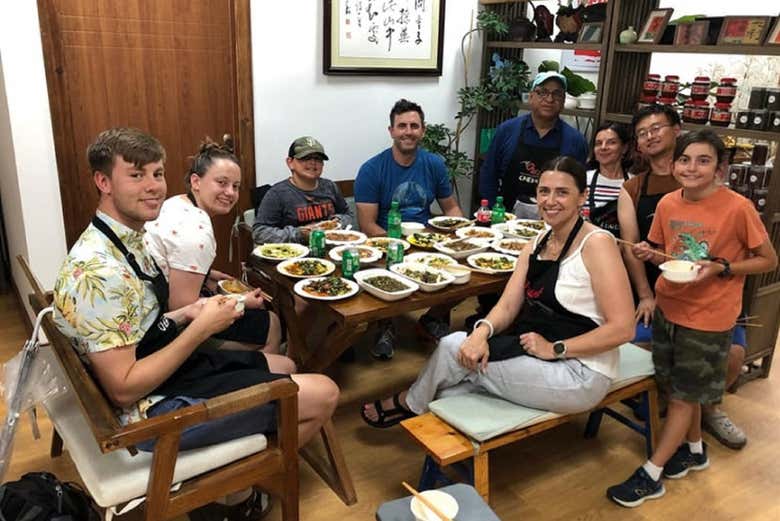 Clase de cocina china en Chengdú