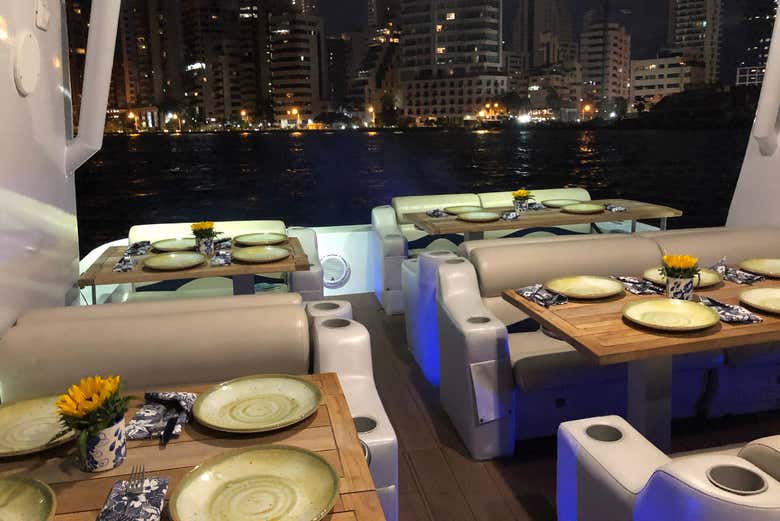Crucero con cena por Cartagena