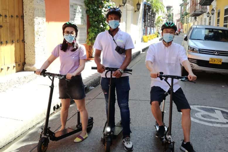 Tour en patinete por Cartagena
