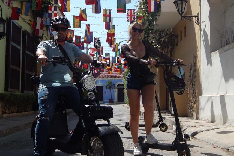 Tour en patinete por Cartagena