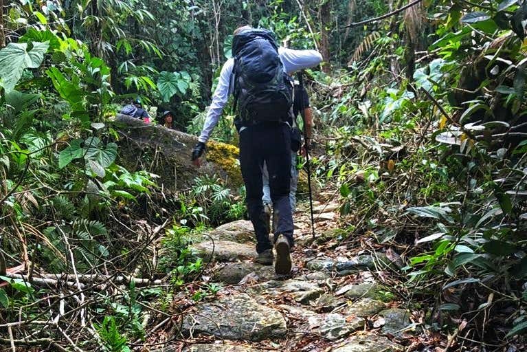 Trekking por el sendero El Tambo