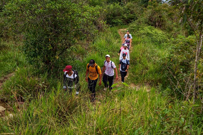 Trekking por el sendero El Tambo