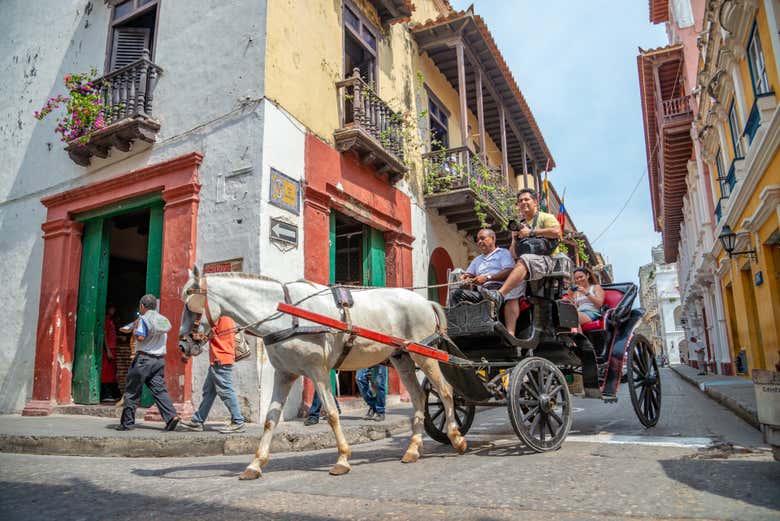 Paseo en calesa por Cartagena de Indias