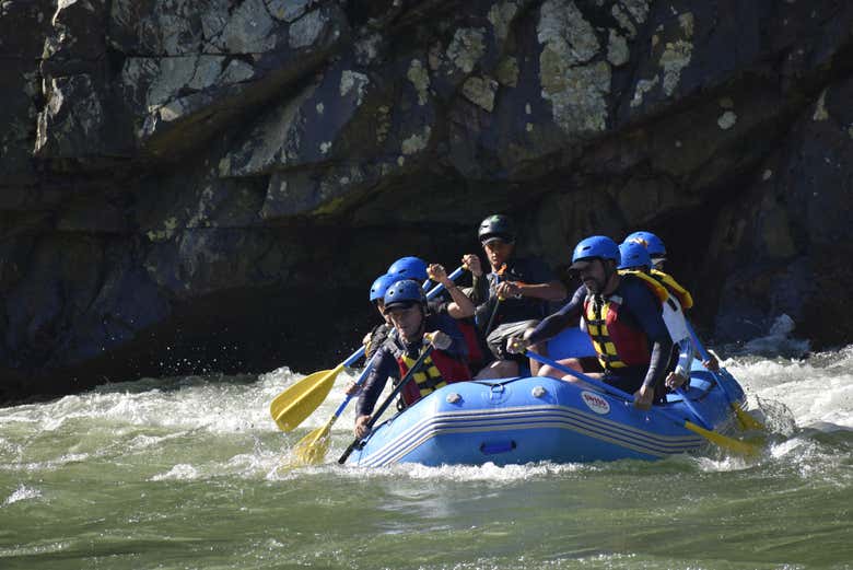 Rafting en el río Santo Domingo
