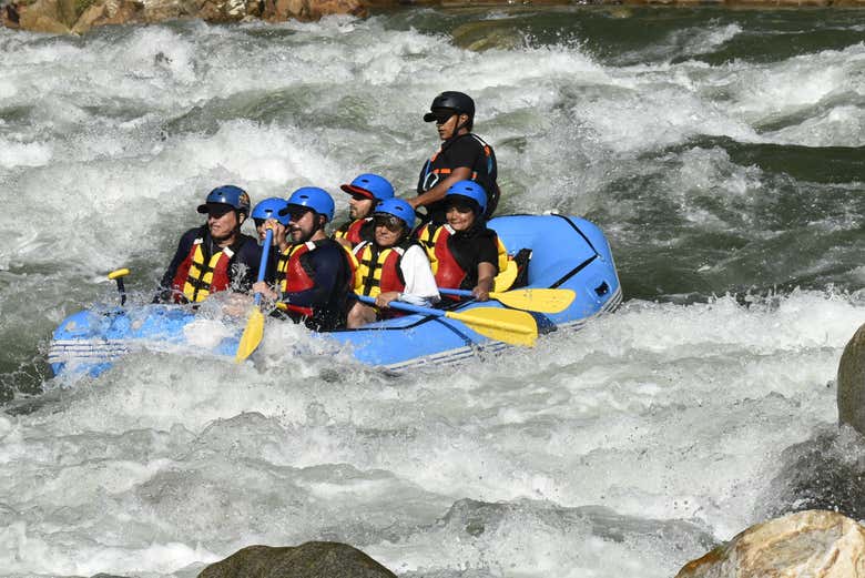 Rafting en el río Santo Domingo