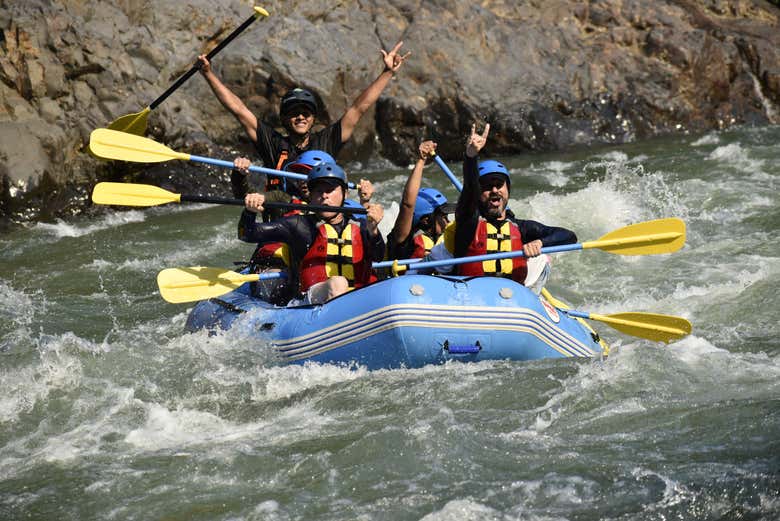 Rafting en el río Santo Domingo