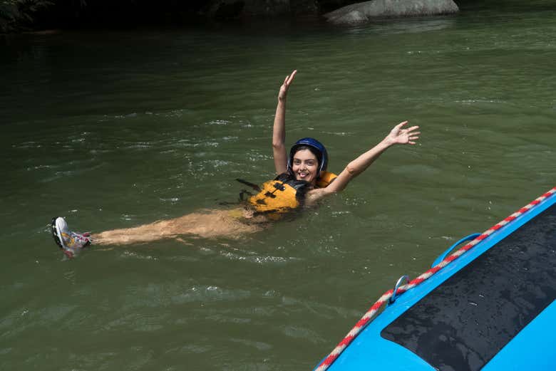 Rafting en el río Calderas