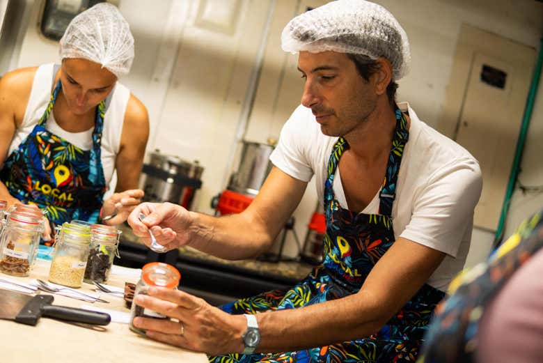 Taller de chocolate en Cartagena de Indias