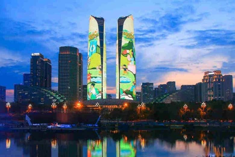 Tour nocturno por Chengdú