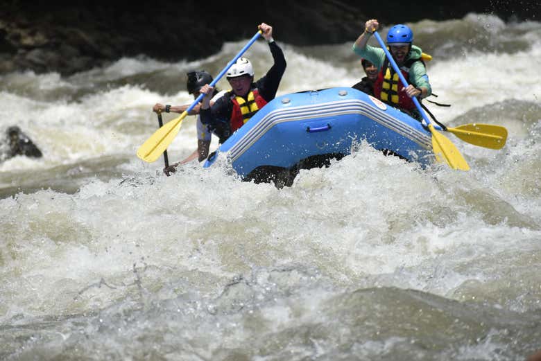 Rafting de nivel avanzado en el río Samaná