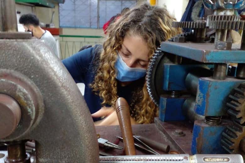 Taller de anillos de esmeraldas