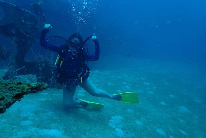 Buceo en los barcos hundidos de Barú