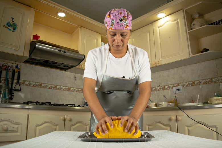 Taller de empanadas colombianas en Medellín