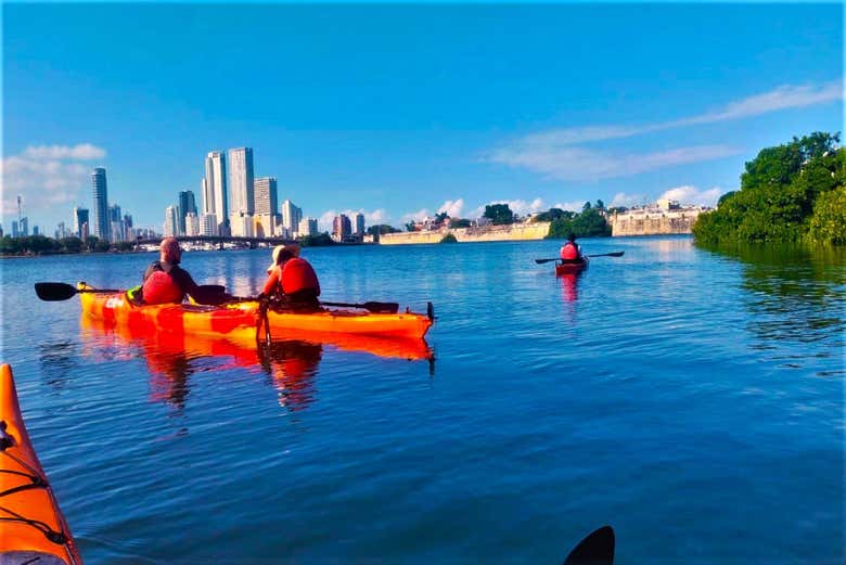 Tour en kayak por Cartagena