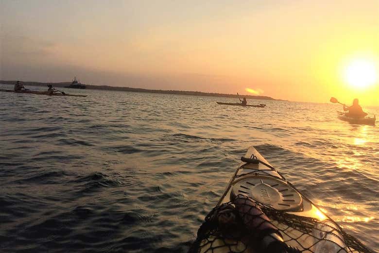 Tour en kayak al atardecer por Cartagena