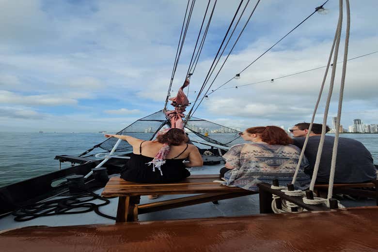 Tour en barco pirata por la bahía de Cartagena