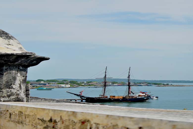 Tour en barco pirata por la bahía de Cartagena