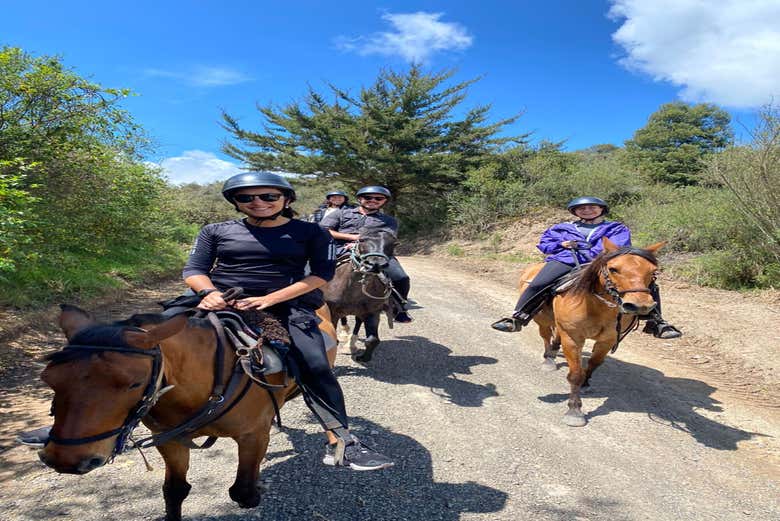 Paseo a caballo o senderismo por las montañas de La Calera