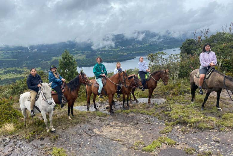 Paseo a caballo o senderismo por las montañas de La Calera