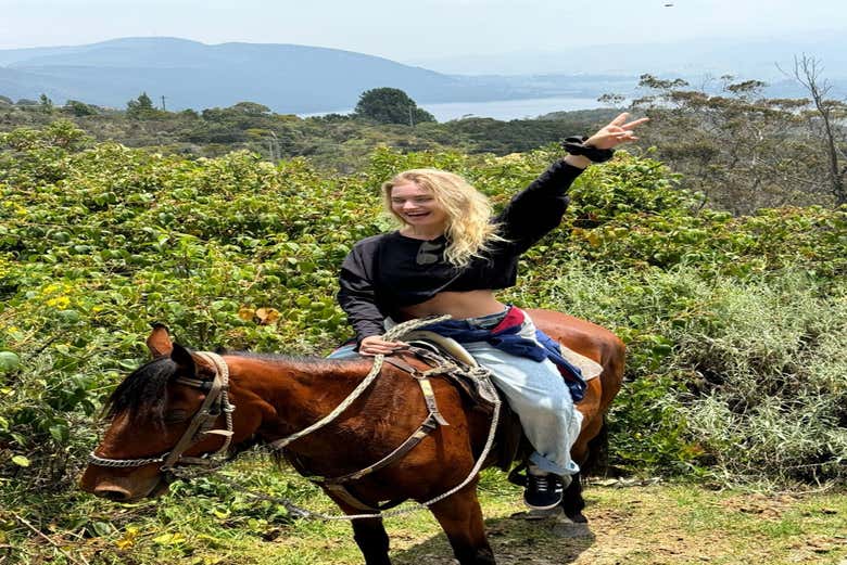 Paseo a caballo o senderismo por las montañas de La Calera