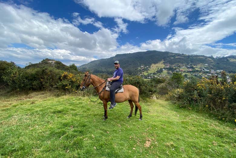 Paseo a caballo o senderismo por las montañas de La Calera