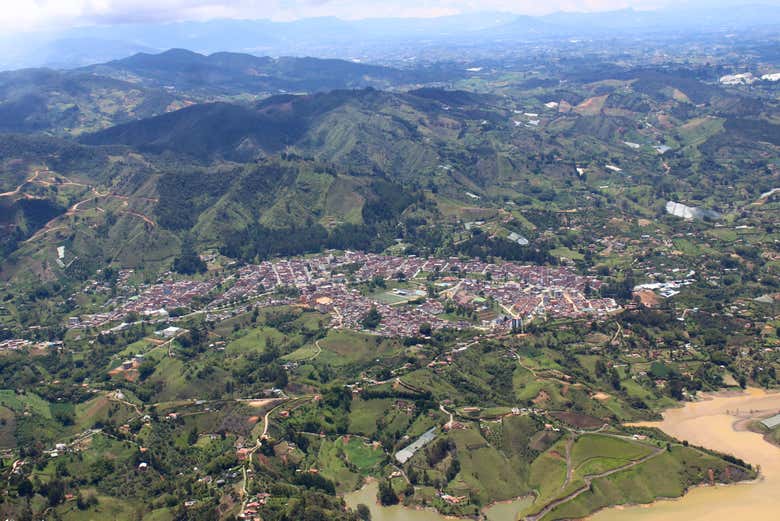 Paseo en helicóptero por Medellín
