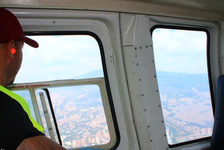 Paseo en helicóptero por Medellín