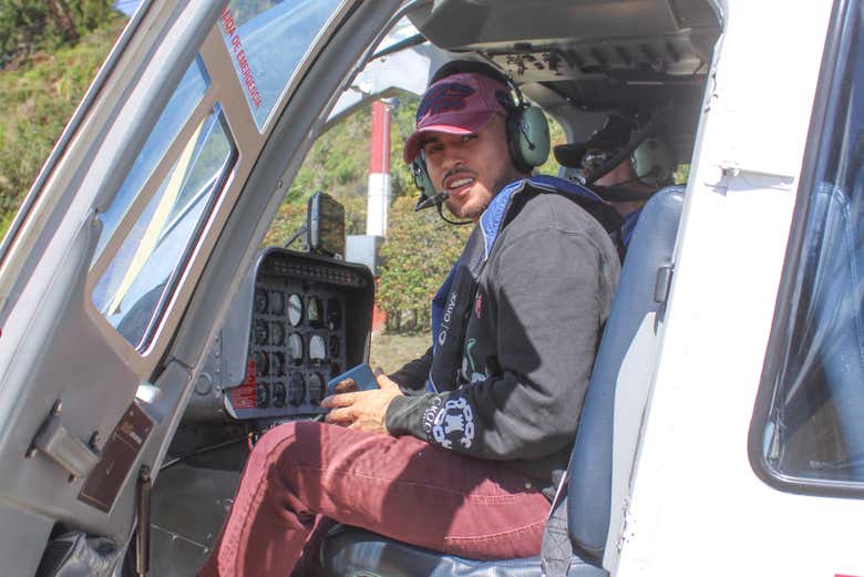 Paseo en helicóptero por la Comuna 13