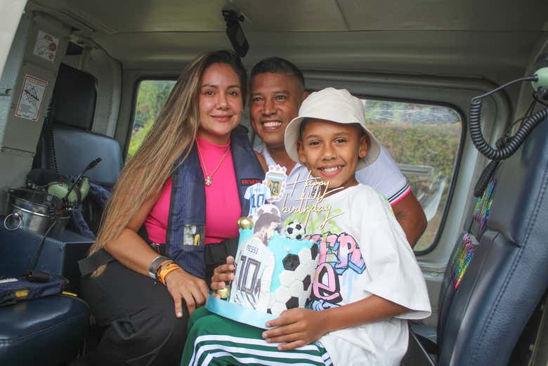 Paseo en helicóptero por la Comuna 13