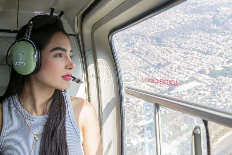 Paseo en helicóptero por la Comuna 13