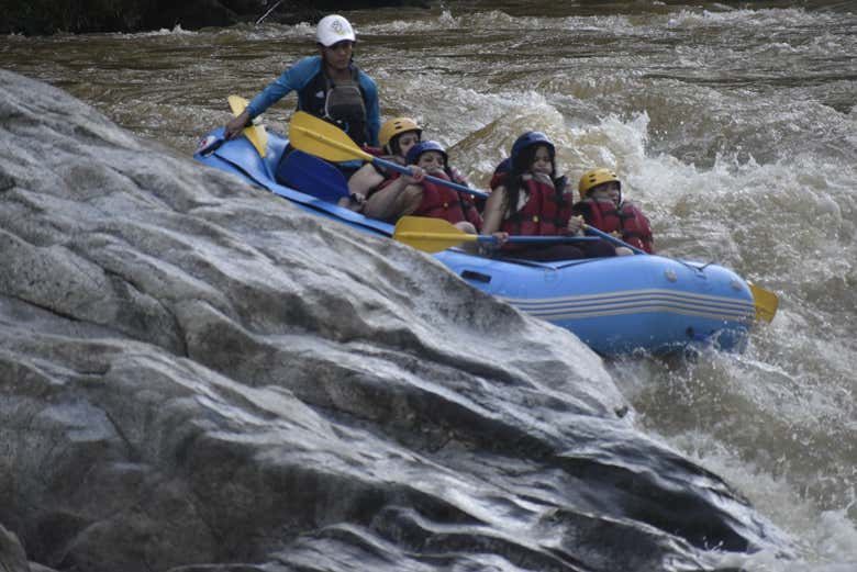 Rafting en el río Claro