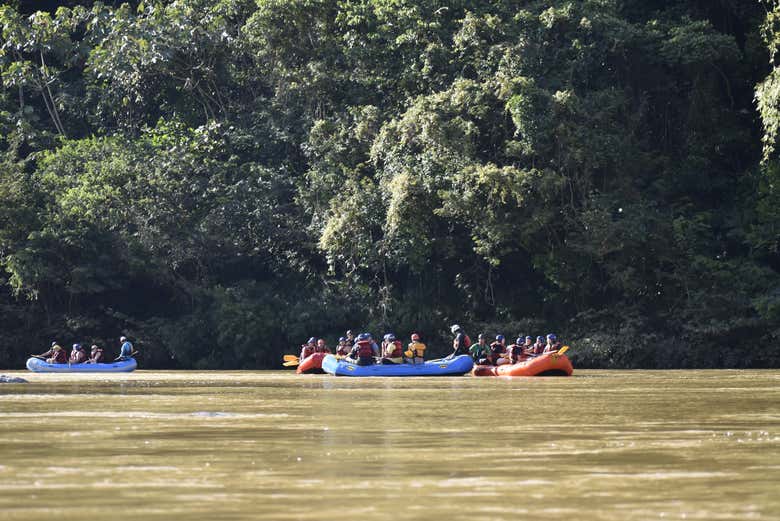 Rafting en el río Claro