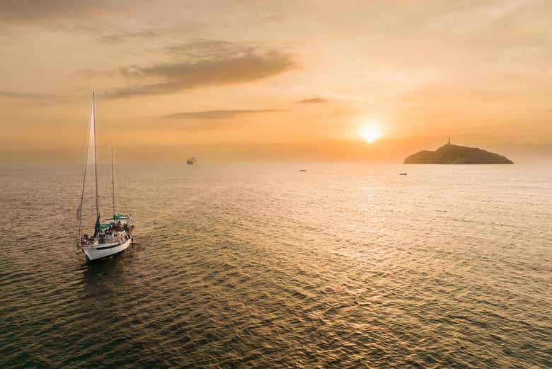 Paseo en velero por la bahía de Taganga