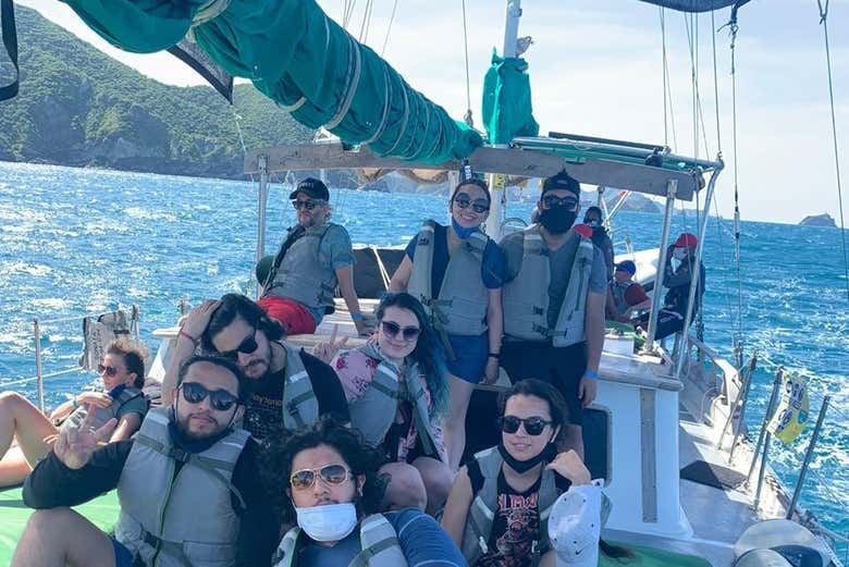 Paseo en velero por la bahía de Taganga