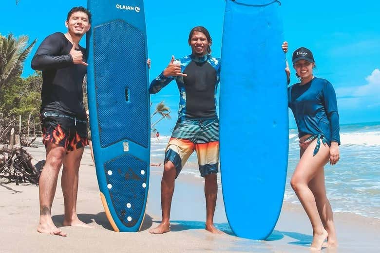 Curso de surf en Palomino