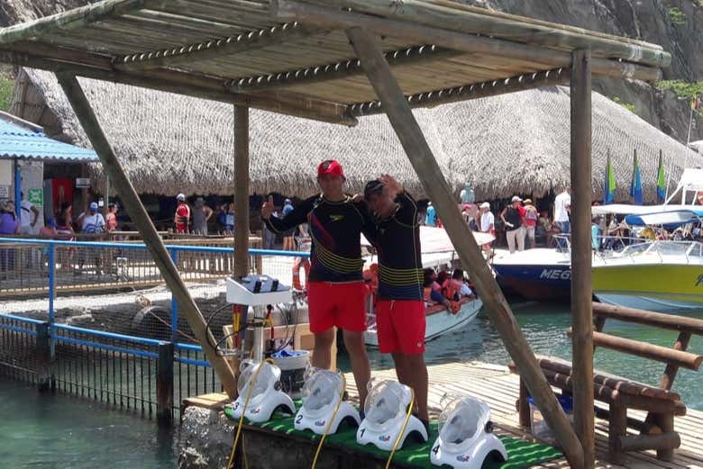 Seawalker en Santa Marta
