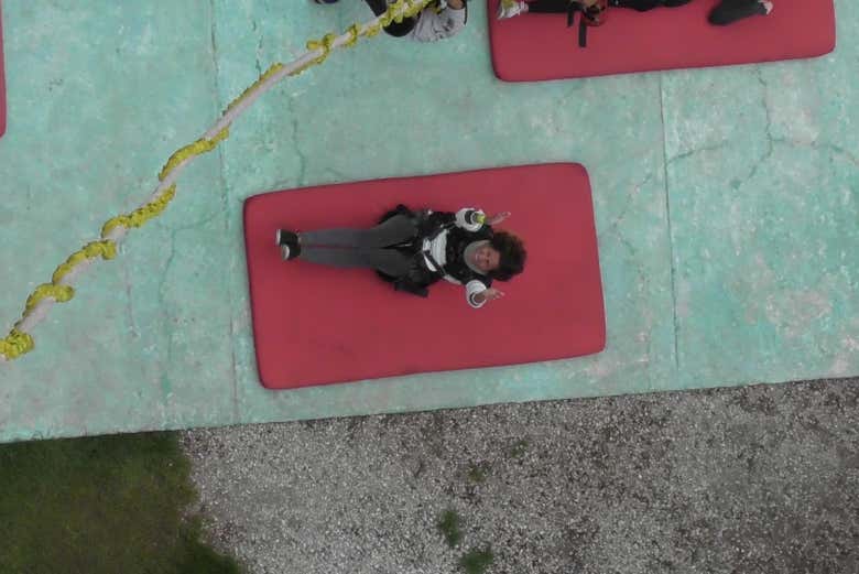 Puenting y catapulta en Poroy