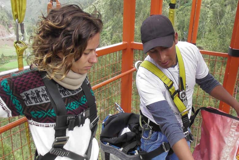 Puenting y catapulta en Poroy