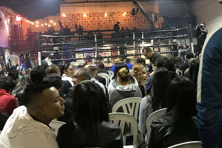 Velada de boxeo en Bogotá
