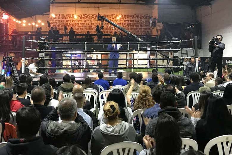 Velada de boxeo en Bogotá