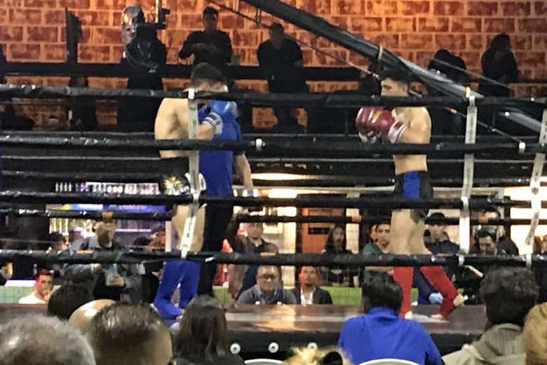 Velada de boxeo en Bogotá