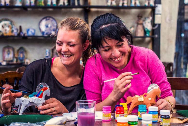 Taller de artesanía cusqueña